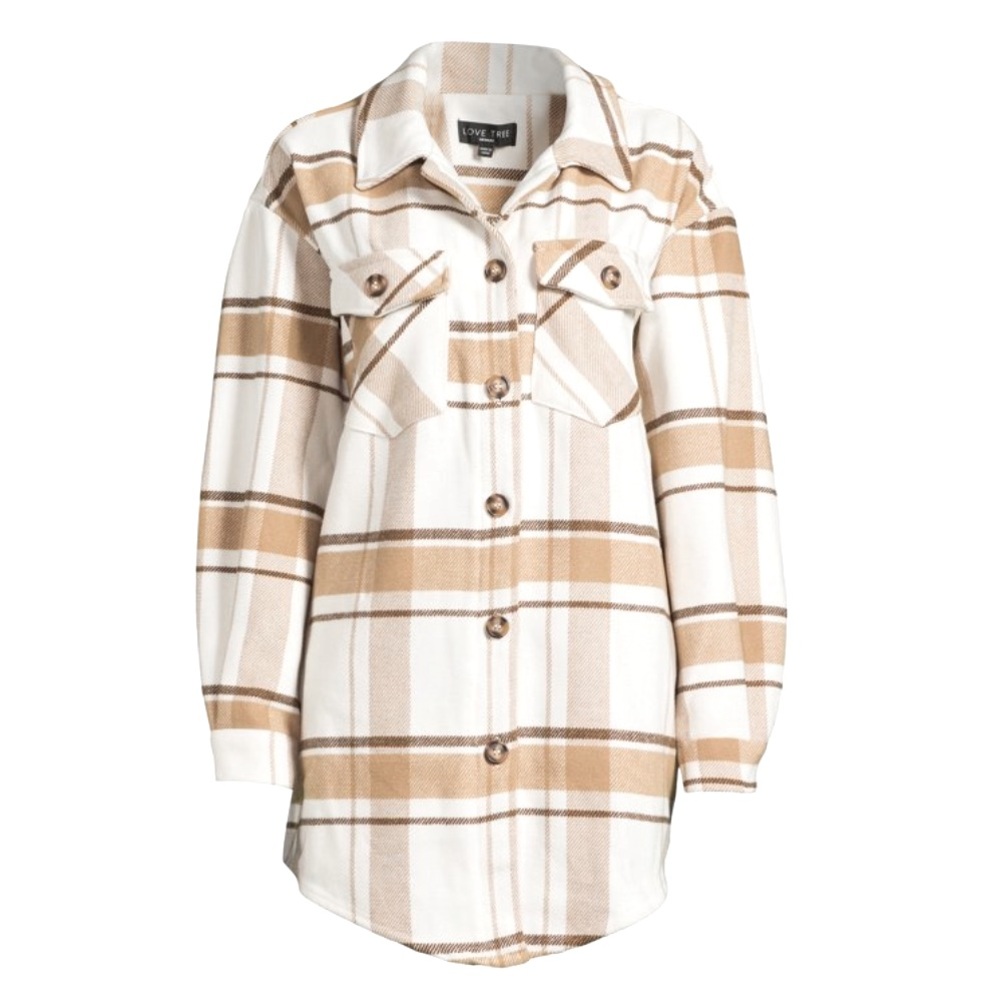 Love Tree Oversized Boyfriend Shacket